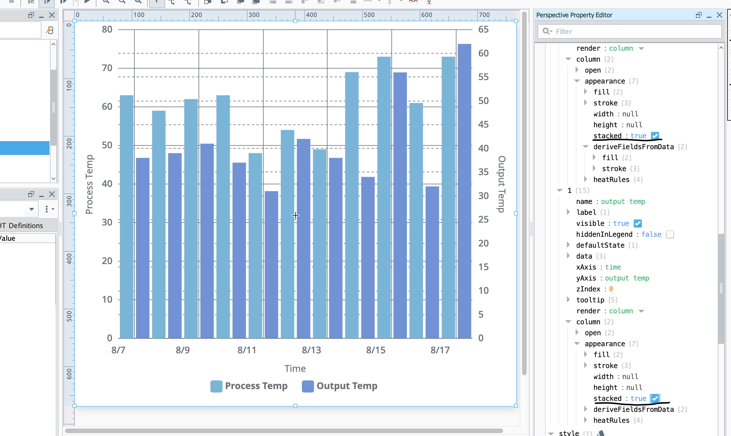 Amcharts Stacked Column Chart Color
