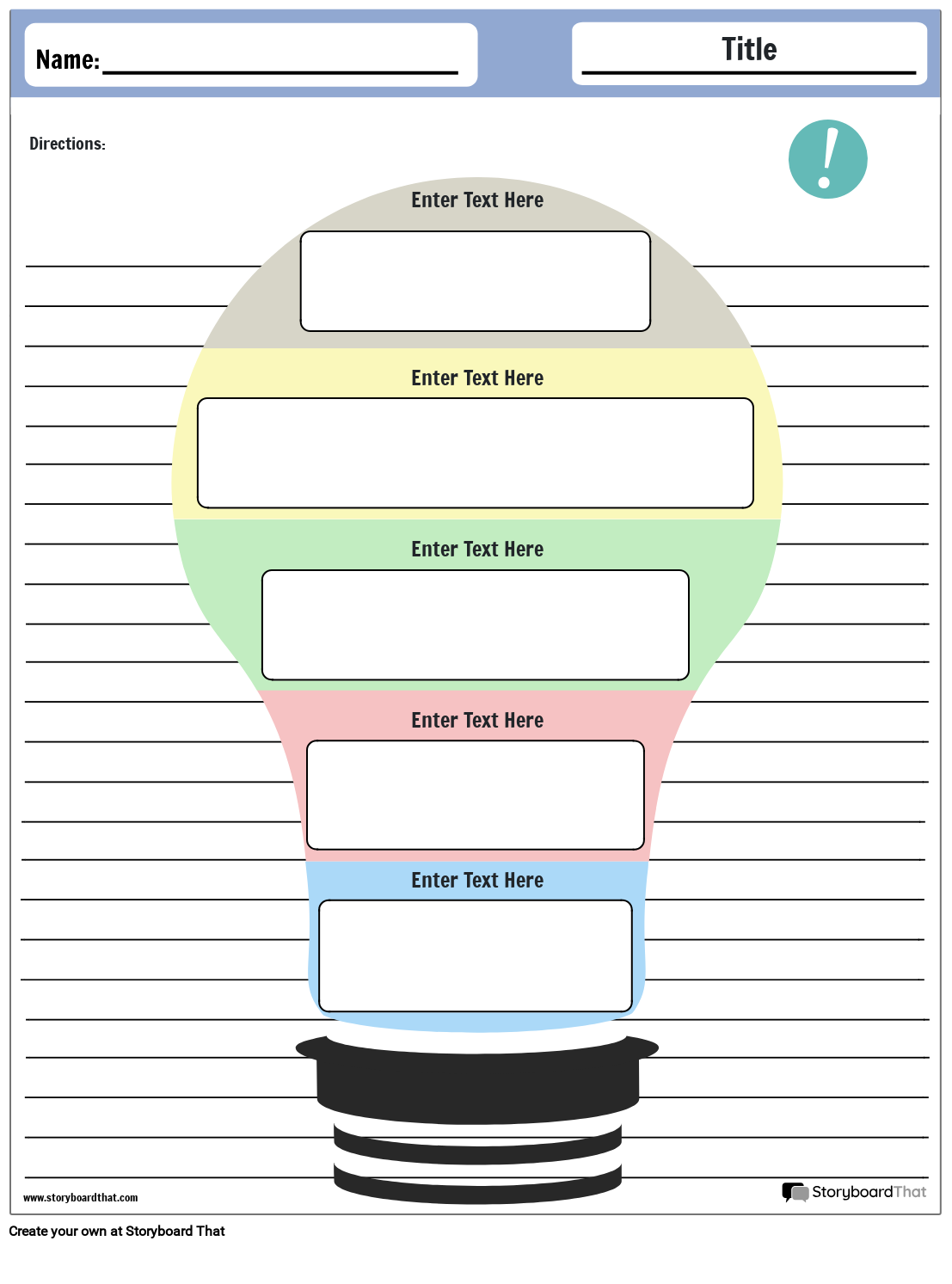 Storyboard That Free Graphic Organizer Templates Online