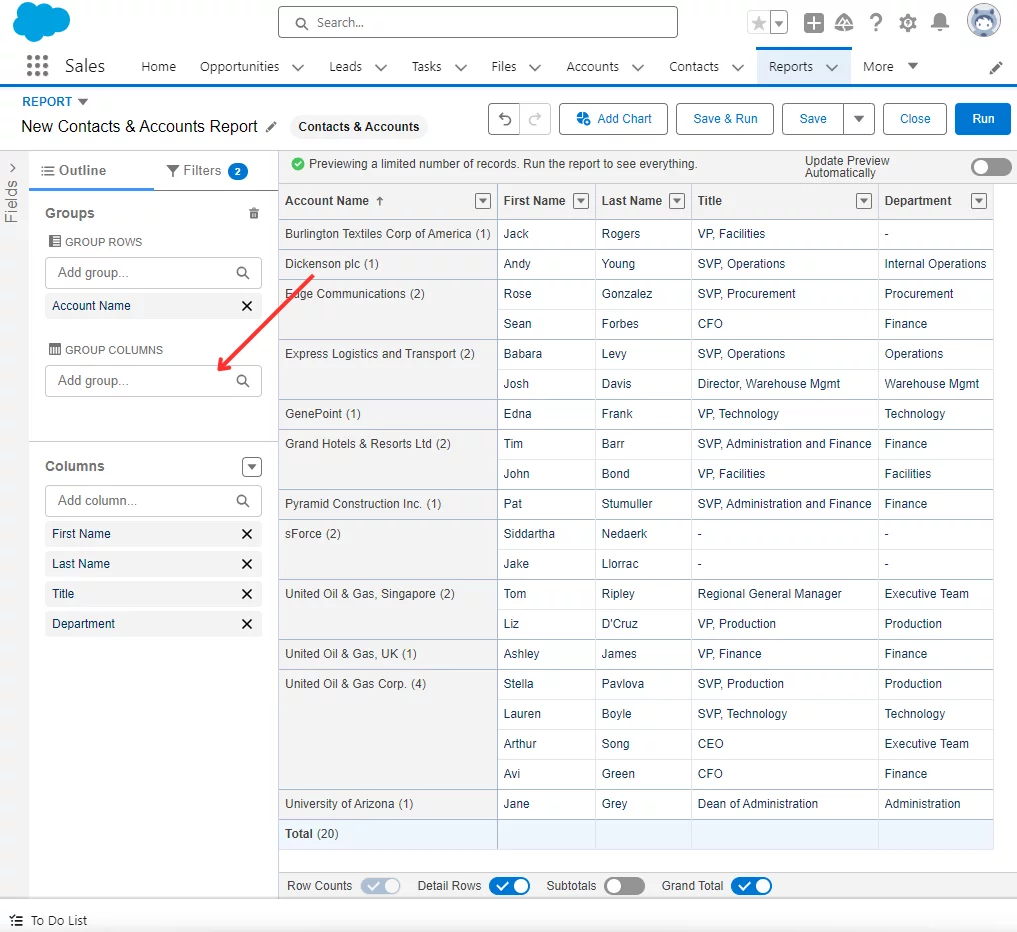 Streamline Data Analysis Custom Reports Salesforce In 2025 