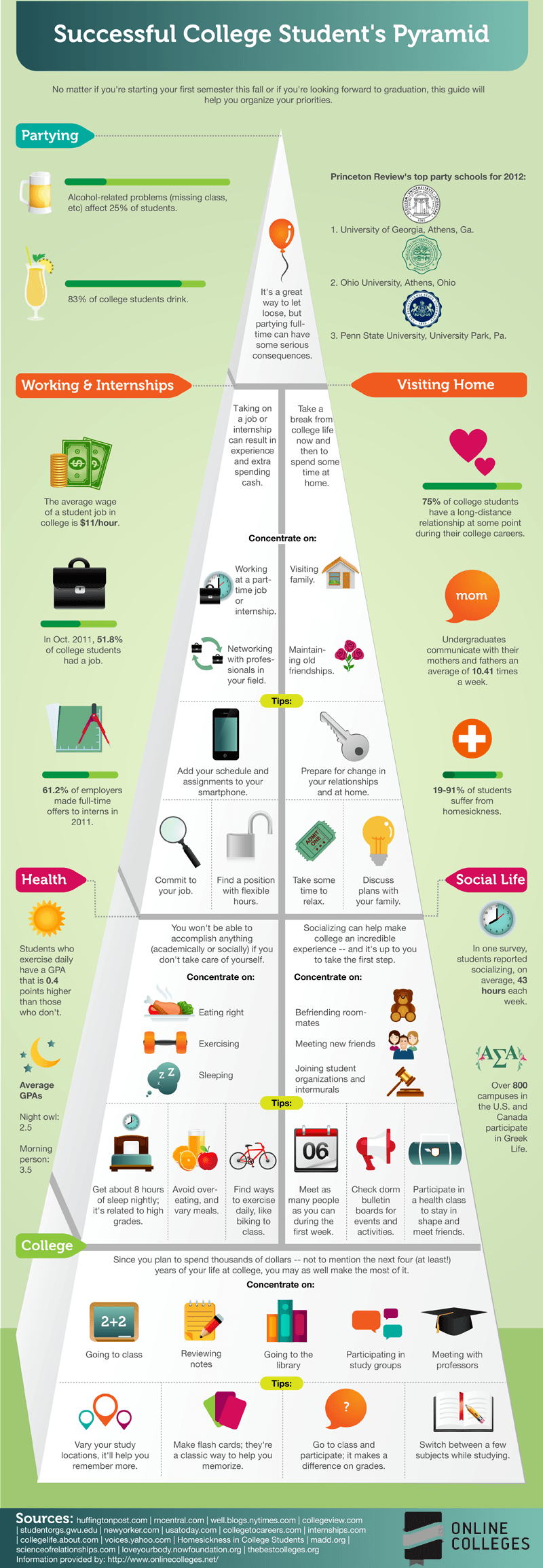 Successful College Student Infographic E Learning Infographics