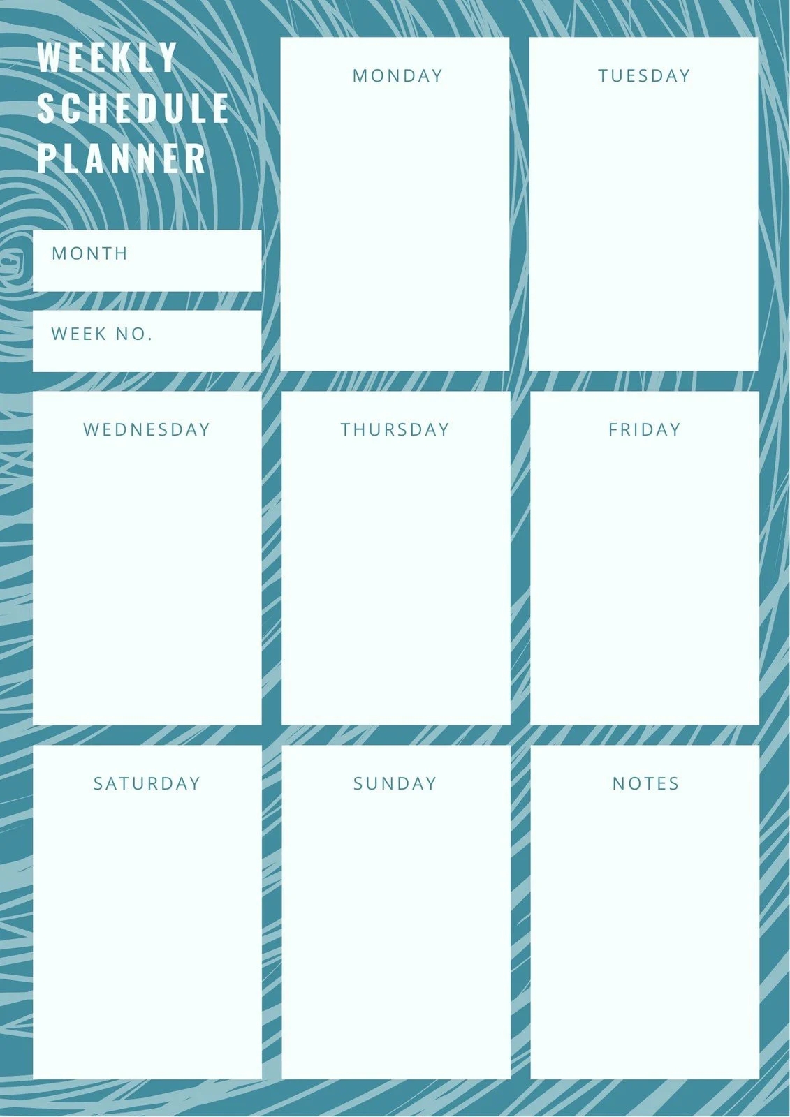 Weekly Schedule Maker Online Create Weekly Schedules Canva