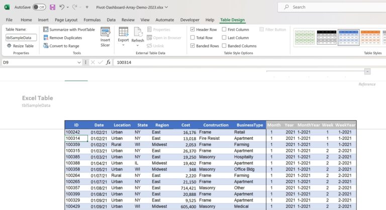 Working With Microsoft Excel Tables In VBA Excel And Access LLC