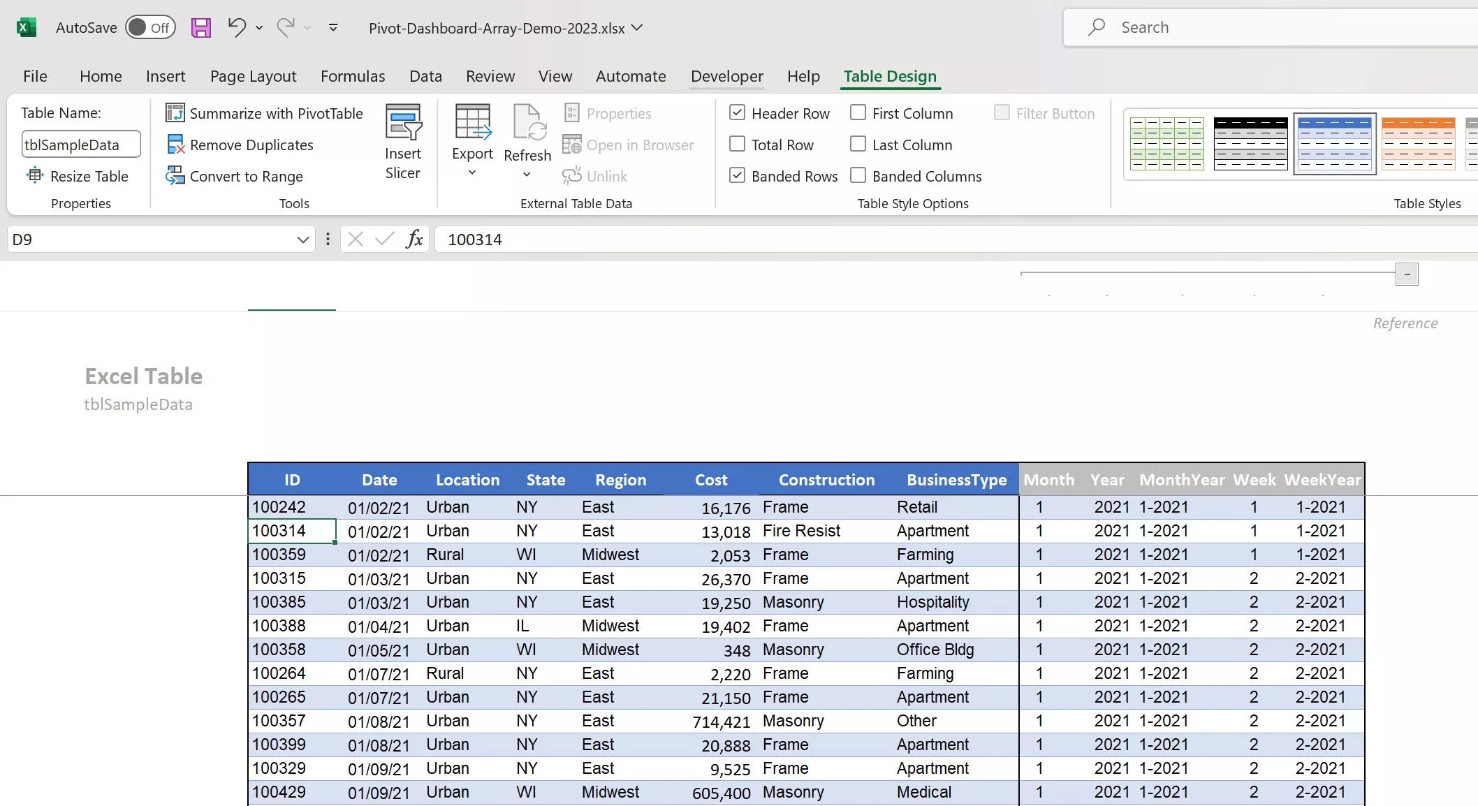Working With Microsoft Excel Tables In VBA Excel And Access LLC